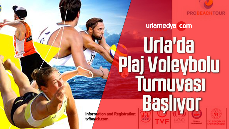 Urla’da Plaj Voleybolu Turnuvası Başlıyor