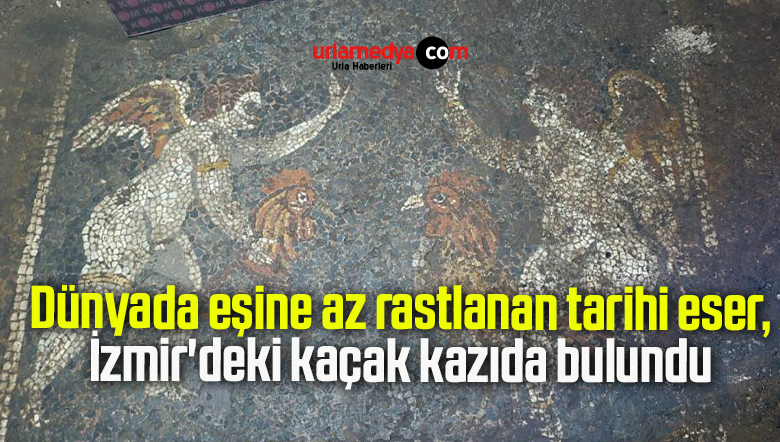 Dünyada eşine az rastlanan tarihi eser, İzmir’deki kaçak kazıda bulundu
