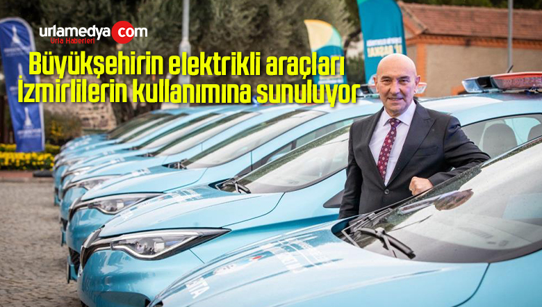 Büyükşehirin elektrikli araçları İzmirlilerin kullanımına sunuluyor