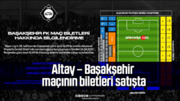 Altay – Başakşehir maçının biletleri satışta