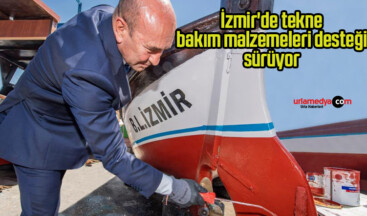 İzmir’de tekne bakım malzemeleri desteği sürüyor