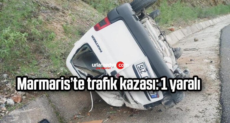 Marmaris’te trafik kazası: 1 yaralı
