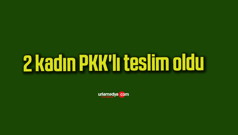 2 kadın PKK’lı teslim oldu