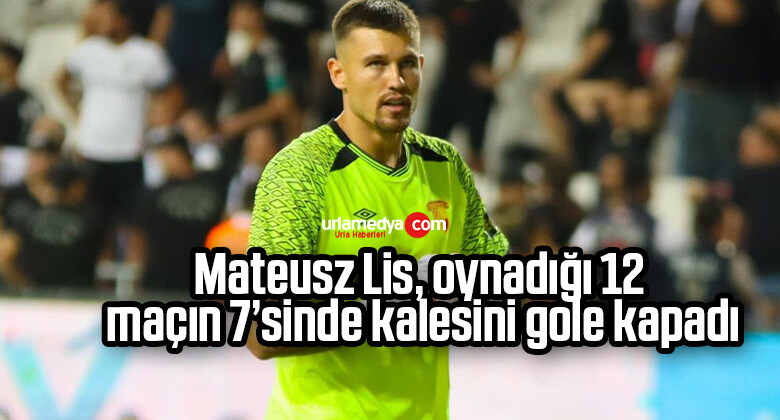 Mateusz Lis, oynadığı 12 maçın 7’sinde kalesini gole kapadı