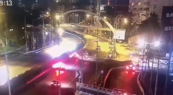 İzmir’de 1 kişinin öldüğü kaza kamerada