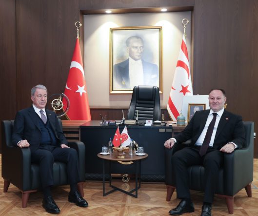 TBMM MİLLİ SAVUNMA KOMİSYONU BAŞKANI AKAR, KKTC CUMHURİYET MECLİS BAŞKANI ÖZTÜRKLER İLE GÖRÜŞTÜ
