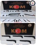 ELAZIĞ'DA 9 ADET RUHSATSIZ SİLAH ELE GEÇİRİLDİ